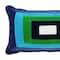 Jonathan Adler x Michaels 14" x 24" Blue & Green Rectangle Pillow